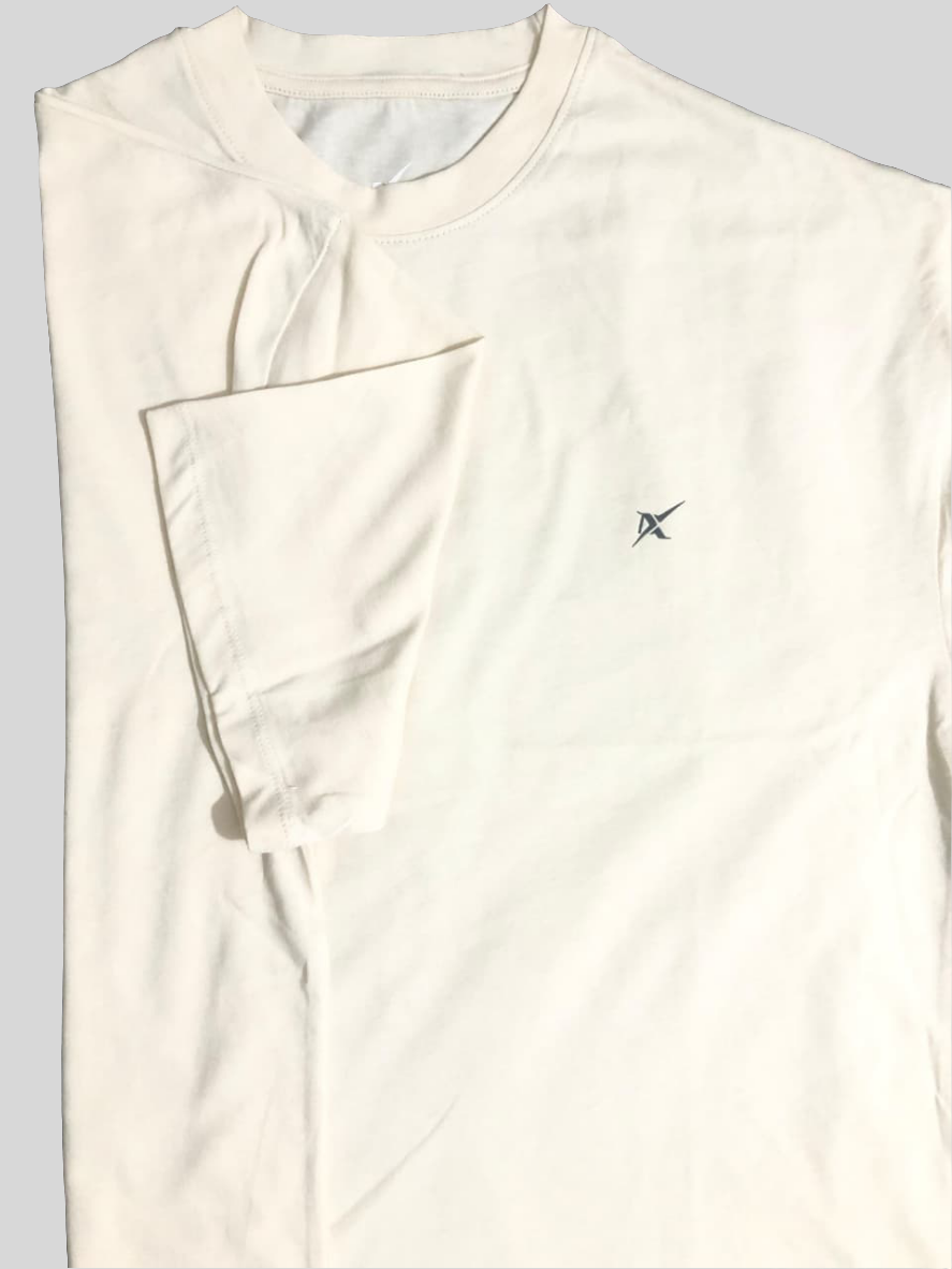 Drop X Premium  Plain Dropshoulder Tees - Beige